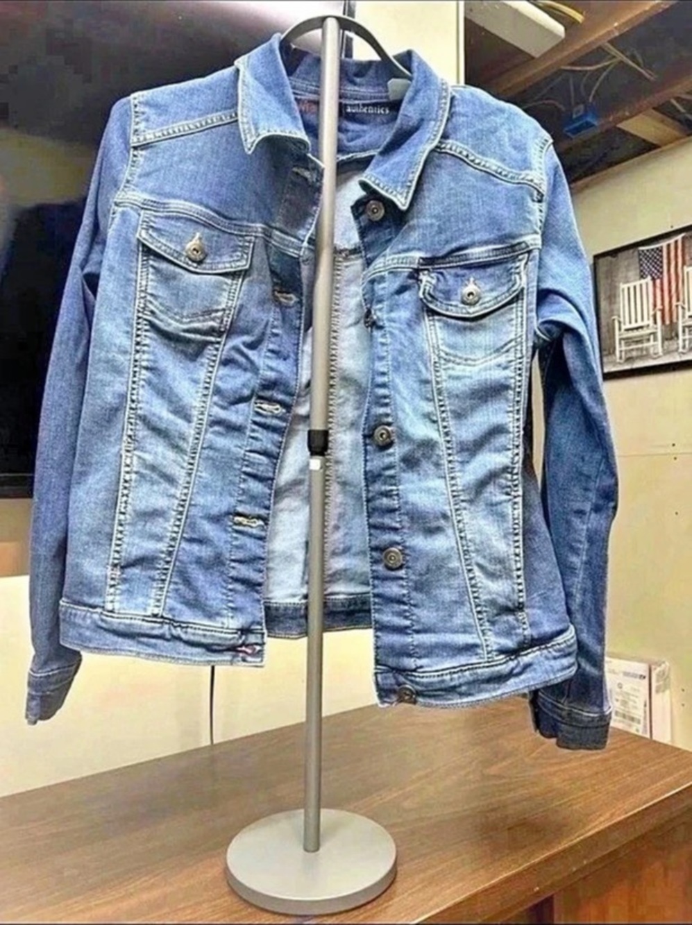 Wrangler Denim Jacket in Blue Like New